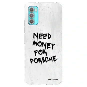 Picasee silikonska prozirna maskica za Motorola Moto G60 - White Dollar