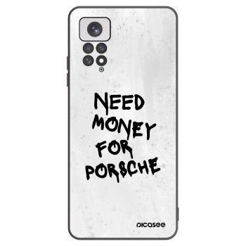 Picasee crna silikonska maskica za Xiaomi Redmi Note 11 - White Dollar