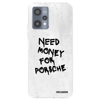Picasee silikonska prozirna maskica za Realme 9 Pro 5G - White Dollar