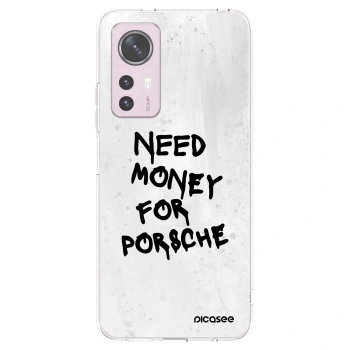 Picasee silikonska prozirna maskica za Xiaomi 12 - White Dollar