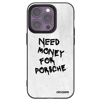 Picasee crna silikonska maskica za Apple iPhone 14 Pro - White Dollar