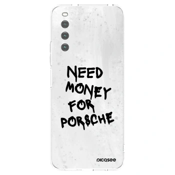 Picasee silikonska prozirna maskica za Sony Xperia 10 IV 5G - White Dollar