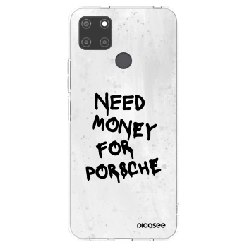 Picasee silikonska prozirna maskica za Realme C21Y - White Dollar