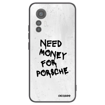 Picasee crna silikonska maskica za Xiaomi 12 Lite - White Dollar