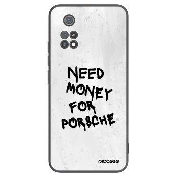 Picasee crna silikonska maskica za Xiaomi Poco M4 Pro - White Dollar