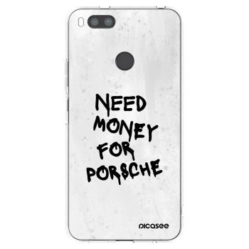 Picasee silikonska prozirna maskica za Xiaomi Redmi A1 - White Dollar