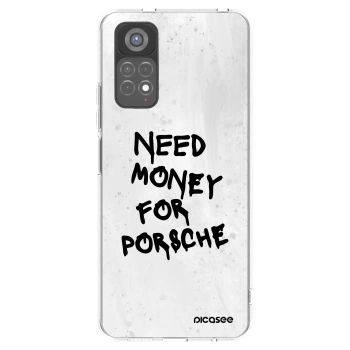 Picasee silikonska prozirna maskica za Xiaomi Redmi Note 11S 5G - White Dollar
