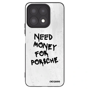 Picasee crna silikonska maskica za Honor X8a - White Dollar