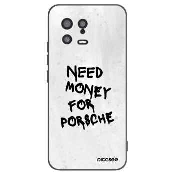 Picasee crna silikonska maskica za Xiaomi 13 - White Dollar