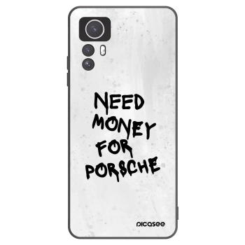 Picasee crna silikonska maskica za Xiaomi Redmi Note 12S - White Dollar