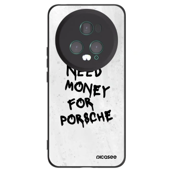 Picasee crna silikonska maskica za Honor Magic5 Pro - White Dollar
