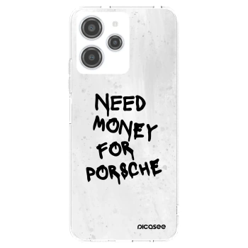 Picasee silikonska prozirna maskica za Xiaomi Redmi 12 4G - White Dollar