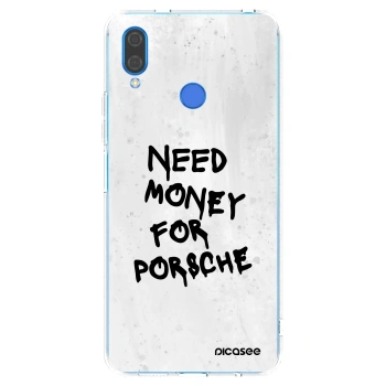 Picasee silikonska prozirna maskica za Huawei Nova 3i - White Dollar