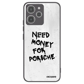 Picasee crna silikonska maskica za Xiaomi Redmi 12 4G - White Dollar