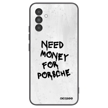 Picasee crna silikonska maskica za Samsung Galaxy A04s A047F - White Dollar