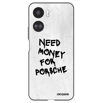 Picasee crna silikonska maskica za Honor 90 Lite 5G - White Dollar