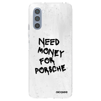 Picasee silikonska prozirna maskica za Motorola Moto G62 - White Dollar