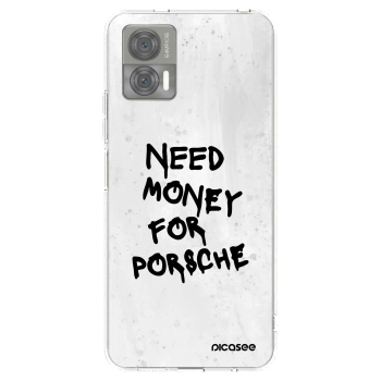 Picasee silikonska prozirna maskica za Motorola Edge 30 Neo - White Dollar