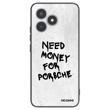 Picasee crna silikonska maskica za Realme C53 - White Dollar
