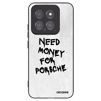 Picasee crna silikonska maskica za Xiaomi 14 - White Dollar