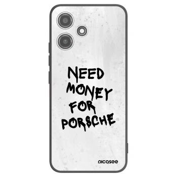 Picasee crna silikonska maskica za Xiaomi Redmi 12 5G - White Dollar