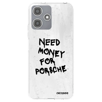 Picasee silikonska prozirna maskica za Xiaomi Redmi 12 5G - White Dollar