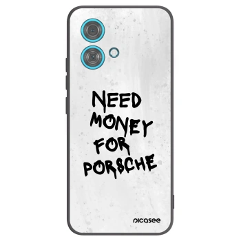 Picasee crna silikonska maskica za Motorola Edge 40 Neo - White Dollar