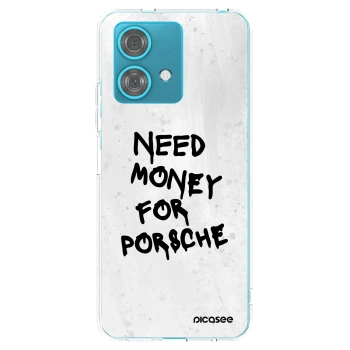 Picasee silikonska prozirna maskica za Motorola Edge 40 Neo - White Dollar