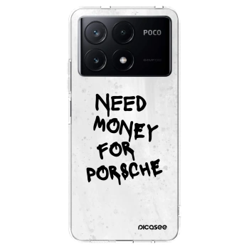 Picasee silikonska prozirna maskica za Xiaomi Poco X6 Pro - White Dollar