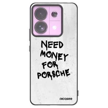 Picasee crna silikonska maskica za Xiaomi Redmi Note 13 Pro 5G - White Dollar