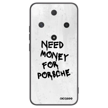 Picasee crna silikonska maskica za Honor Magic6 Lite 5G - White Dollar