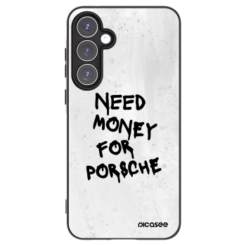 Picasee crna silikonska maskica za Samsung Galaxy A55 5G A556B - White Dollar