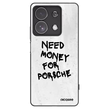 Picasee crna silikonska maskica za Xiaomi Redmi Note 13 Pro 4G - White Dollar