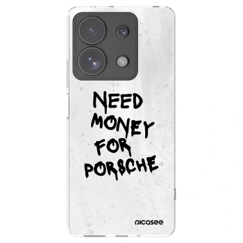 Picasee silikonska prozirna maskica za Xiaomi Redmi Note 13 Pro 4G - White Dollar
