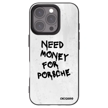 Picasee crna silikonska maskica za Apple iPhone 16 Pro - White Dollar