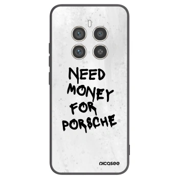 Picasee crna silikonska maskica za Realme 12 Pro 5G - White Dollar