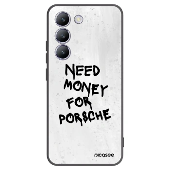 Picasee crna silikonska maskica za Vivo V40 SE 5G - White Dollar