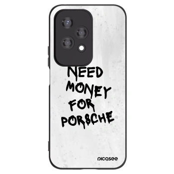 Picasee crna silikonska maskica za Honor 200 Lite - White Dollar