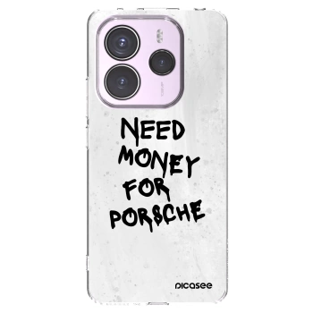 Picasee silikonska prozirna maskica za Xiaomi Redmi Note 14 5G - White Dollar
