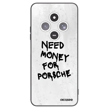 Picasee crna silikonska maskica za Xiaomi Redmi 14C - White Dollar