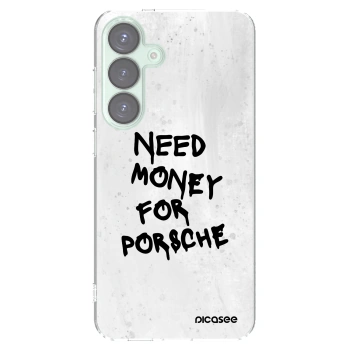 Picasee silikonska prozirna maskica za Samsung Galaxy S25+ 5G - White Dollar