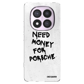 Picasee silikonska prozirna maskica za Xiaomi Redmi Note 14 Pro 4G - White Dollar