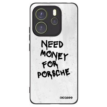 Picasee crna silikonska maskica za Xiaomi Redmi Note 14 4G - White Dollar