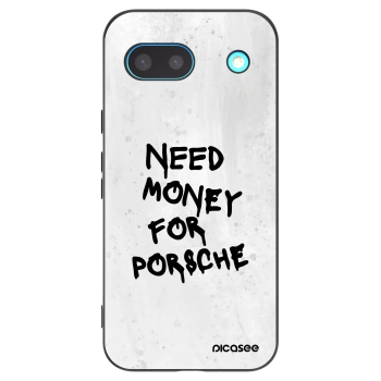 Picasee crna silikonska maskica za Google Pixel 8a - White Dollar