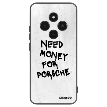 Picasee crna silikonska maskica za Xiaomi Poco C75 - White Dollar