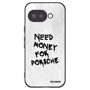 Picasee crna silikonska maskica za Google Pixel 9a - White Dollar