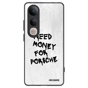 Picasee crna silikonska maskica za Vivo V50 Lite 5G - White Dollar