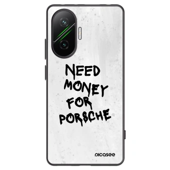 Picasee crna silikonska maskica za Xiaomi Poco F7 5G - White Dollar