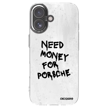 Picasee silikonska prozirna maskica za Apple iPhone 17 - White Dollar