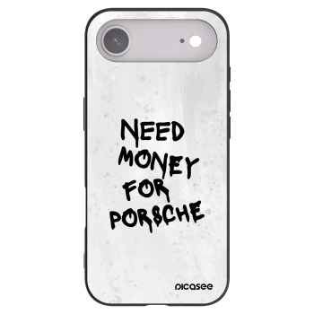 Picasee crna silikonska maskica za Apple iPhone Air - White Dollar